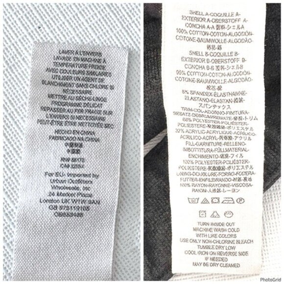 Free People black Vegan Leather Sherpa Collar MotoJacket size XSmall - Picture 9 of 10